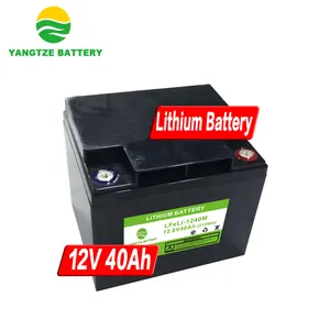 Batería de litio segura, 12v, 72v, 40Ah, batería de fosfato de hierro y litio