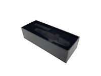 Boîtes cadeaux rigides personnalisées avec insert en mousse floquée de 2 mm, couvercle biodégradable, pelliculage mat, emballage pour la beauté à domicile, l'électronique grand public
