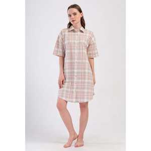 Robe tunique femme à épaules dénudées, entièrement boutonnée, manches courtes, jupe ovale, translucide, tailles XS-XL, longueur genou, pour les sorties en club - Product Image 4