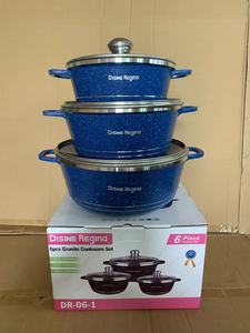 Set di Pentole da Cucina in <span class=keywords><strong>Granito</strong></span> Moderno 6 Pezzi Antiaderente Vendita Calda - Product Image 6