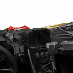 Yongjin ATV UTV soporte de dispositivo electrónico negro almacenamiento integrado para <span class=keywords><strong>Can</strong></span> <span class=keywords><strong>Am</strong></span> <span class=keywords><strong>Maverick</strong></span> <span class=keywords><strong>X3</strong></span> <span class=keywords><strong>2017</strong></span> 18 - Product Image 6
