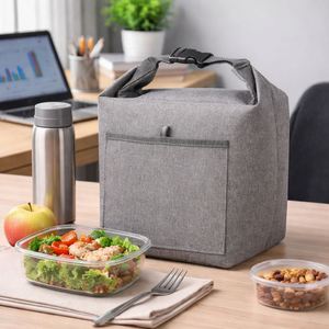 Custom Logo Oxford Fabric Reusable <b>Cooler</b> Tote Insulated Lunch Bag for Corporate Promotional Gifts - Product Image 6