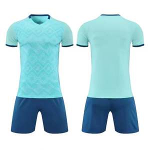 Ropa Deportiva Personalizada al por Mayor de Fábrica, Camisetas Casuales de Manga Corta con Estampado por Transferencia Térmica, 100% Poliéster, Ropa de Fútbol - Product Image 1