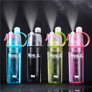 600ML Eco-Friendly <strong>Spray</strong> Sport Plastic <strong>Drinking</strong> Water <strong>Bottle</strong> for Children Customized Logo Outdoor Hiking Camping Travel OEM Logo - Product Image 2