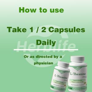 L-Teanina 200mg - 120 Cápsulas Vegetarianas - Sin Estearatos - Vegano - Sin OMG - Sin Gluten - Venta al por Mayor - Personalizable - Product Image 3