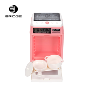 ألعاب أطفال شعبية وممتعة، مجموعة فرن وردي، أثاث مطبخ، ألعاب تمثيل أدوار للأطفال، مجموعة فرن بلاستيكية صغيرة - Product Image 3