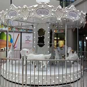 Indoor-Spielplatz für Kinder und Erwachsene, Vergnügungspark-Attraktion, Kinder-Karussell mit Pferden für den Außenbereich zum Verkauf - Product Image 3