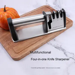 Source 4 en 1 conveniente <span class=keywords><strong>afilador</strong></span> <span class=keywords><strong>de</strong></span> tijeras para <span class=keywords><strong>cuchillos</strong></span> domésticos Manual ajuste fino grueso para <span class=keywords><strong>Amazon</strong></span> calidad <span class=keywords><strong>de</strong></span> exportación <span class=keywords><strong>profesional</strong></span> - Product Image 2