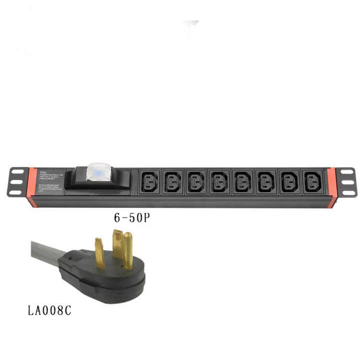 インターネットデータセンター用サーキットブレーカー付きIECタイプPDU