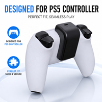 Batterie externe 1800 mAh pour manette PS5, pack de batteries rechargeables, chargeur avec indicateur LED pour une autonomie prolongée