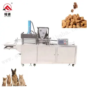 Pet Dog Meaty Treat Cold Processing Machine Lecithin Dog Snacks Machine Pet Food Dog Food Cube Making Machine