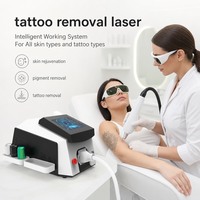 Machine de suppression de tatouages au laser Q-Switch Nd:YAG, peeling au carbone, blanchiment de la peau Black Doll, 1064nm 532nm, écran tactile