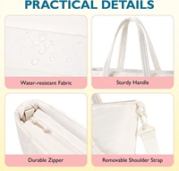 Nouveau voyage 3 en 1 ensemble femmes sac à couches avec poussette organisateur bouffant dames sac fourre-tout grande capacité bébé sac avec matelas à langer