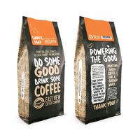Bolsas de Café Ecológicas con Logotipo Personalizado, Aptas para Alimentos, Reciclables, Resistentes a la Humedad y al Olor, con Base Cuadrada, para Chicle y Gelatina