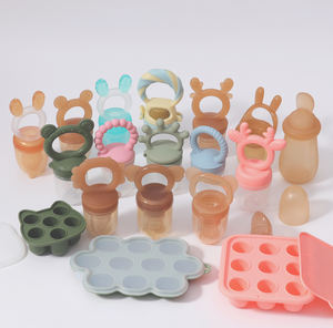 Tétine d'alimentation en jus de fruits pour bébé en silicone sans BPA avec mangeoire à crème glacée en forme de singe - Product Image 4