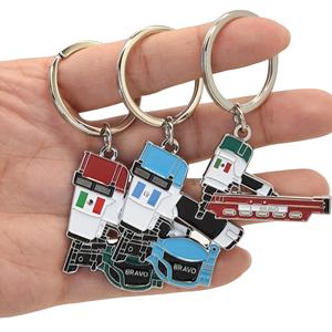 Llavero de Metal Personalizado con Logotipo, de Aleación de Zinc, con Esmalte Suave y Duro, Venta al Por Mayor - Product Image 6