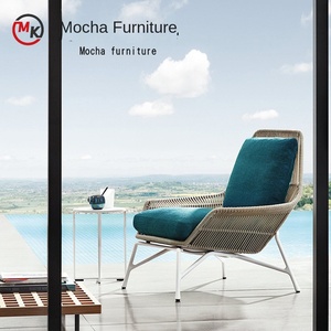<span class=keywords><strong>Chaise</strong></span> 3 places pliable haut de gamme <span class=keywords><strong>en</strong></span> <span class=keywords><strong>rotin</strong></span> <span class=keywords><strong>tressé</strong></span>, design moderne, durable et imperméable pour hôtels et jardins - Product Image 4