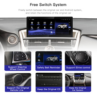 Navigation GPS Android 14 CarPlay pour Lexus NX NX200 NX200T NX300h 2014-2021, Mirror Link, garantie 1 an, écran tactile HD, DSP
