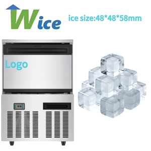 Máquina de Hielo Comercial WICE de 50 kg, Máquina de Hielo en Cubos Grandes para Negocios - Product Image 2