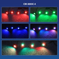 Controlador de aplicación de alta calidad, luces de roca rgb, por aplicación con Control remoto, LED RGBW RGB, Kits de luces de roca, 4 Uds.
