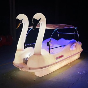 Electric Swan Boat 5~8 Km/h Speed PE CE Certified New 2026 Model Star <strong>Gazing</strong> Tour Stable Design <strong>Water</strong> Play Equipment - Product Image 6