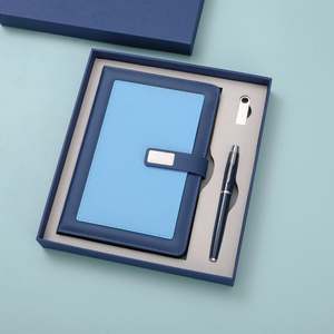 Juego de Regalo de Cuaderno de Cuero PU 2025 con Bolígrafo y Llavero, Producto de Oficina Promocional Hecho a Mano para Eventos y Negocios - Product Image 1