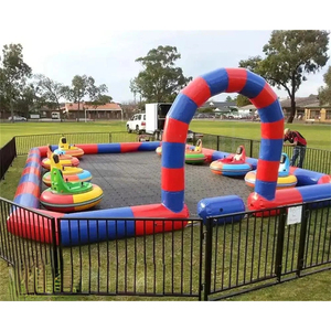 Gonflables en plein air course de piste gonflable commerciale pour auto tamponneuse gonflable go karts piste de course pour les enfants - Product Image 3