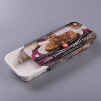Carton recyclable biodégradable canne à sucre moulé emballage papier fibre plateau expéditeur plateau pulpe insérer électronique alimentaire