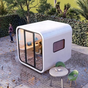 Tiny Sân Sau Văn Phòng Prefab Cube Shed Cách Âm Mini Văn Phòng Pods Phòng Họp Ngoài Trời Không Gian Làm Việc Thông Minh - Product Image 1