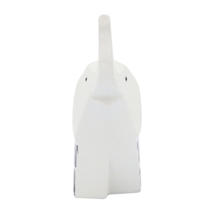 Statuetta di elefante in ceramica, scultura moderna di animale per decorazione di casa e ufficio, statua da esposizione - Product Image 5