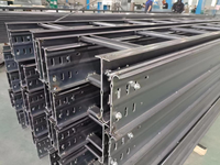 Bandeja Portacables Galvanizada de Doble Riel, Sistema de Gestión de Cables de Acero de Alta Resistencia para Proyectos Industriales