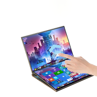 Ordinateur portable de jeu à double écran 16 + 16 pouces Intel Core i7-1260P/i5-12450H métal Ordinateurs portables Slim Office