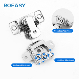 ROEASY <span class=keywords><strong>Charnière</strong></span> d'armoire hydraulique à bras court de type américain 3D Ouverture vers l'intérieur <span class=keywords><strong>Charnière</strong></span> de <span class=keywords><strong>porte</strong></span> <span class=keywords><strong>invisible</strong></span> pour garde-robe Walk-In Closets - Product Image 2