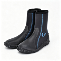 Bottes de plongée en néoprène haut de gamme 5 mm, chaussures de plongée résistantes aux perforations pour la plongée sous-marine, la pêche sous-marine et le surf