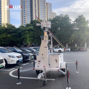 Di động giám sát năng lượng mặt trời tháp an ninh Trailer 24/7 trang web tầm nhìn Remoto giám sát xây dựng trang web - Product Image 4