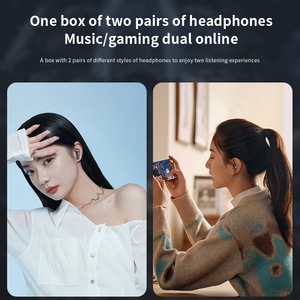 2025 <span class=keywords><strong>M60</strong></span>หูฟังไร้สายคู่หูฟังควบคุมด้วยระบบสัมผัสเสียง HiFi หูฟังแสดงผลแบบดิจิตอล TWS พร้อมปลั๊กเสียบชิป JL สองคู่ - Product Image 6