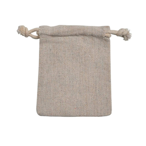 Biodegradable Cotton <b>Drawstring</b> Bags for Sustainable and Eco-Friendly Packaging - Product Image 5