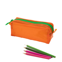 PVC coloré cosmétique organisateur crayon pochette étui femmes porte-articles de toilette fermeture éclair sac maquillage fermeture éclair crayon étui pochette