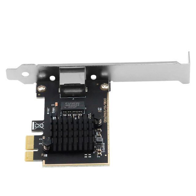 PCIE Gigabit Ethernet Card 2.5G Desktop Built in Wired Ethernet Independent 2500M Soft Router RTL8125