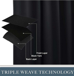 <span class=keywords><strong>Rideau</strong></span> court occultant thermique isolant pour petite fenêtre, à passe-tringle, pour salle de bain et chambre, 30" L x 30" L, 1 pièce - Product Image 6