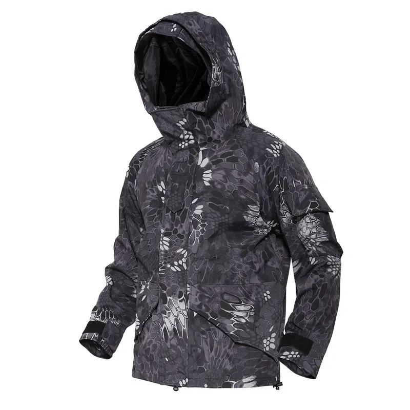 SIVI Outdoor G8 Tactical Winter Resist The Cold Camouflage Tactical Jacket Warm Cotton Paddcoat for Men Waterproof Coat