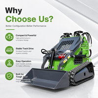 Chargeuse compacte sur chenilles NIMBUS avec moteur EPA EuroV, livraison rapide, pour travaux de jardinage, d'agriculture et de construction
