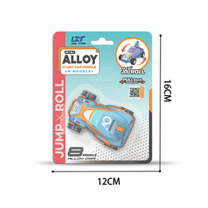 Mini Alloy Pullback Racing Car 360 Degree Collision Roll For Kids 4-<b>7</b> Years Old Unisex Toy Vehicle - Product Image 5