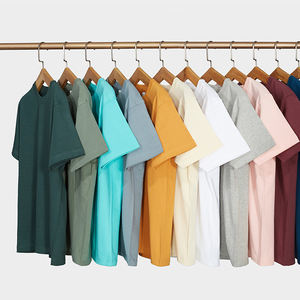 Vente en gros T-shirt à la mode pour hommes Premium 100% coton T-shirt blanc de haute qualité Impression de logo personnalisé Tissu tricoté à motif solide - Product Image 2