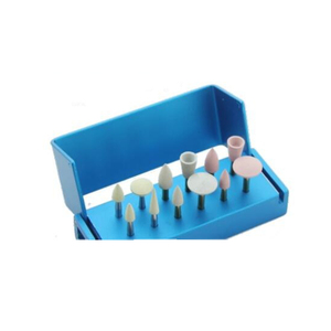 Dental RA <b>Polishing</b> Bur <b>Kit</b> for Zirconia Lithium Disilicate Diamond <b>Stones</b>&Rubber Polishers - Product Image 1
