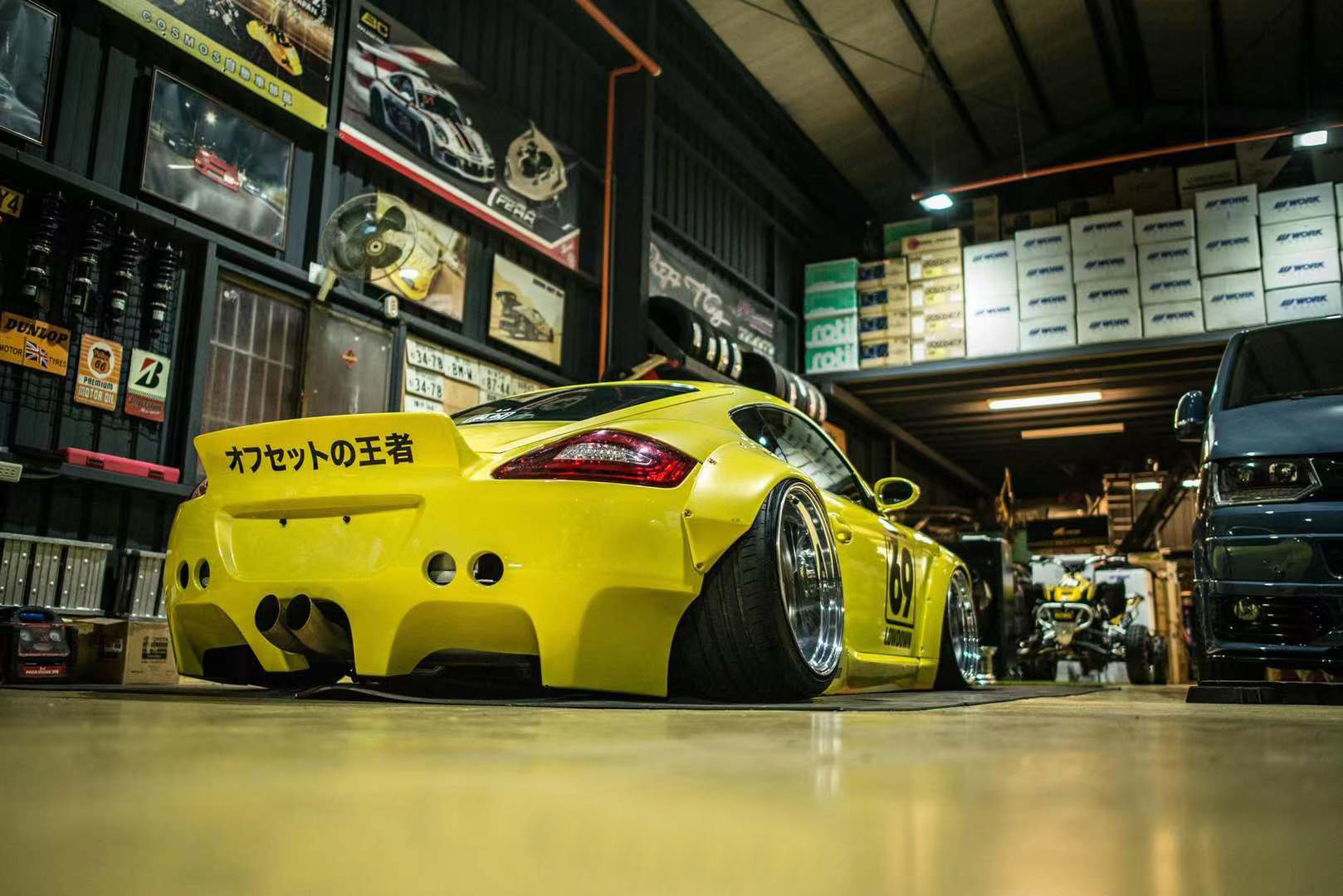 rim five star red black 20 chrome lip