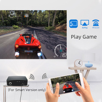 Projecteur intelligent WiFi Android Full HD 1080P K25 pour cinéma maison, jeux vidéo, LED LCD, 7000 lumens, haut-parleurs stéréo HIFI, PC