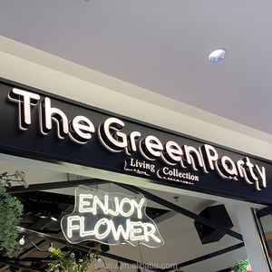 Tùy chỉnh 3D Acrylic Tên doanh nghiệp dấu hiệu ánh sáng xây dựng thương hiệu văn phòng công ty DC quảng cáo kim loại thư cho ngoài trời Mall bệnh viện - Product Image 5