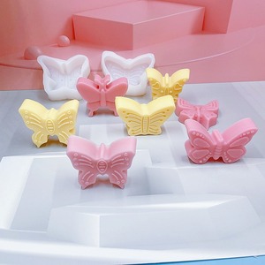 Grosir cetakan kue silikon berbentuk kupu-kupu alat panggang cetakan untuk kue coklat makanan penutup permen Mousse kue polimer - Product Image 2