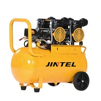 Compresseur d'air sans huile, mini, silencieux, portable, à piston, 30L, 50L, 100L, compresseur d'air industriel électrique à vis
